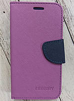 Чохол-книжка універсальний Mercury 4.5"- бузковий