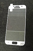 Захисне скло Samsung A320/A3 2017- FULL SCREEN TRIPLEX білий