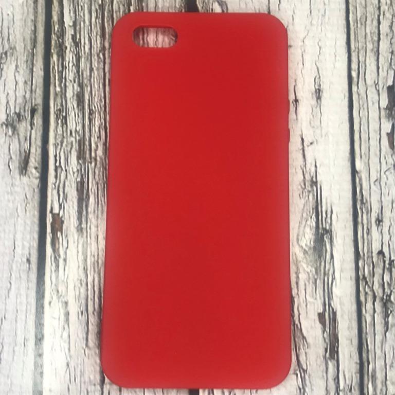 Чохол iPhone 5- SMTT Soft Touch червоний, фото 1