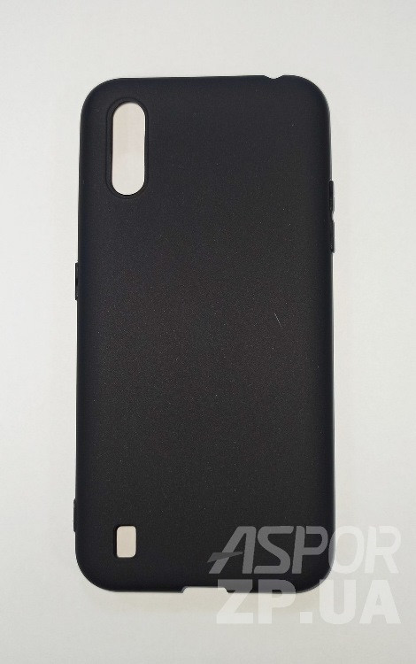 Чохол Samsung A01/A015- SMTT Soft Touch чорний, фото 1