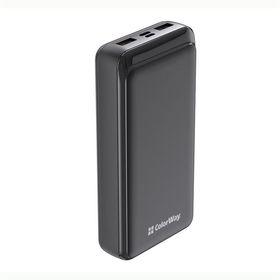 Універсальна мобільна батарея ColorWay Slim 20000 mAh Black (CW-PB200LPD2BK)