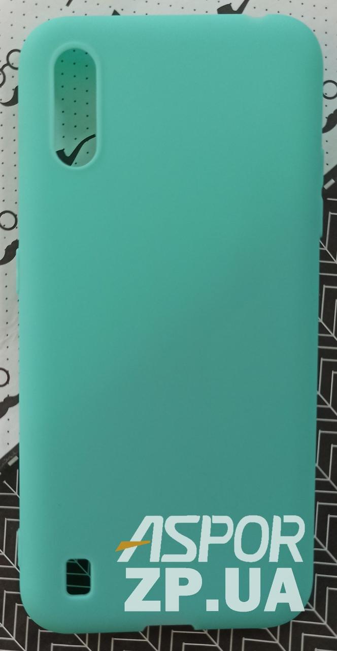 Чохол Samsung A01/A015- SMTT Soft Touch бірюзовий, фото 1