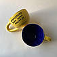 Чашка прапор синьо-жовтий M.CERAMICS патріотичні керамічні ручної роботи, фото 3