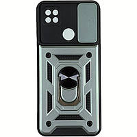 Чохол Xiaomi Redmi 9C / Redmi 10A- протиударний Camshield Serge Ring for Magnet зелений