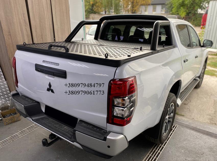 Двохсекційна силова кришка кузова пікапа Mitsubishi L200/Fiat Fullback, виробництво. Кришка кузова на пікап