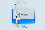 CHAMPION SUS-011(N) Змішувач для кухні ХРОМ Нержавейка (без підводки), фото 4