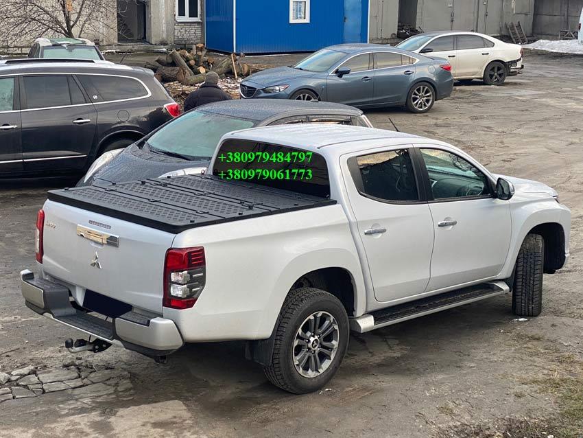 Трьохсекційна складна кришка кузова пікапа Mitsubishi L200/Fiat Fullback, виробництво. Кришка кузова на пікап