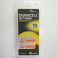 Батарейка Duracell PR-48 (13) (слухових апаратів) 1уп по 6шт