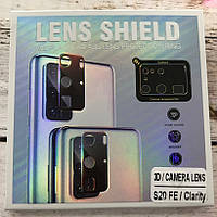 Захисне скло на камеру Samsung S20 FE 2020/G780- 3D LENS SHIELD чорний