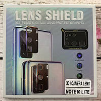 Захисне скло на камеру Samsung Note 10 Lite/N770- 3D LENS SHIELD чорний