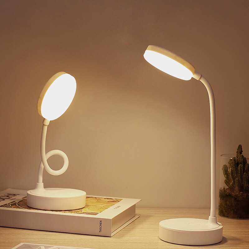 Світлодіодна настільна LED-лампа 6W з акумулятором, перезарядна, автономна, акумуляторна