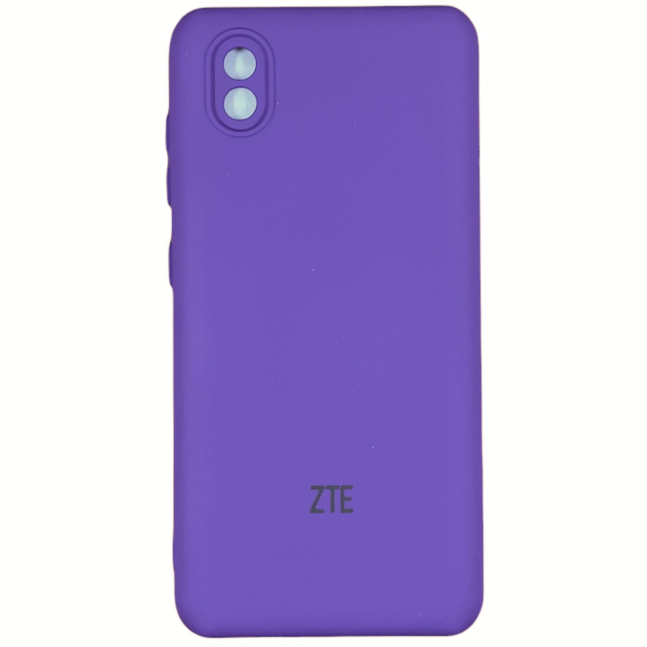 Накладка для ZTE Blade A3 2020- (з мікрофіброю) Silicone Cover My Color Full Camera фіолетовий, фото 1