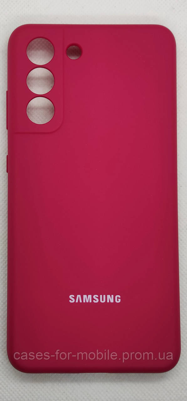 Оригинальный силиконовый чехол, бампер для Samsung Galaxy S21 FE - фото 2 - id-p1662816753