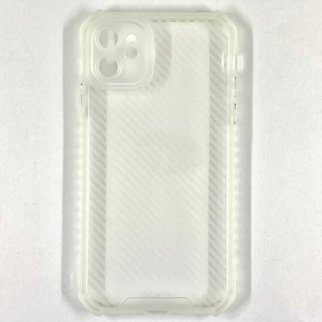 Накладка TPU Ease Carbon color series для iPhone 12- матовий прозорий, фото 1