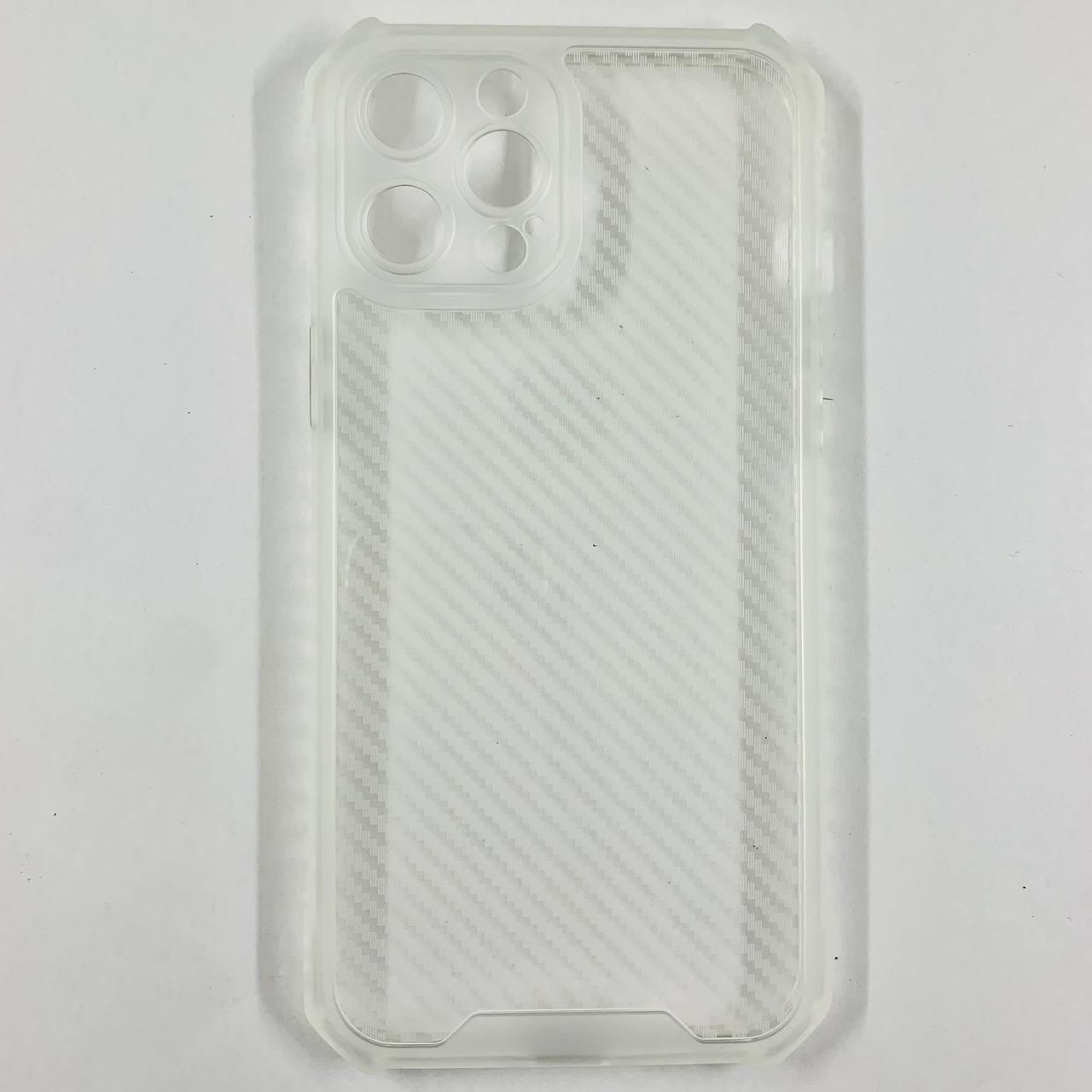 Накладка для iPhone 13 Pro- TPU Ease Carbon color series матовий прозорий, фото 1