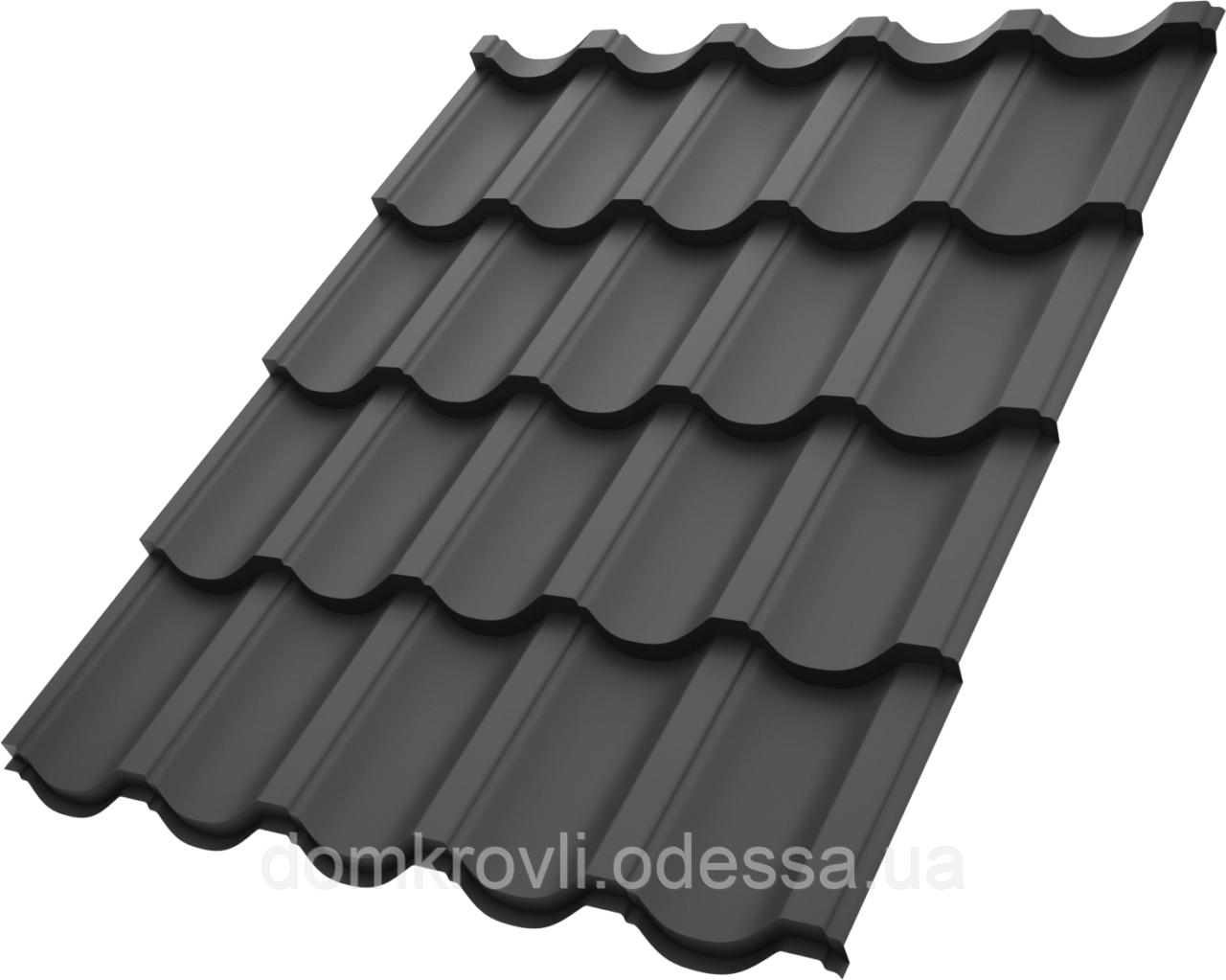 Металочерепиця Модерн 0,4 мат Індія 80 г/цинку гарантія 5 років