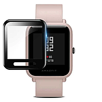 Захисне скло Xiaomi Amazfit Bip S / Bip / Bip Lite- PET + PммA чорний