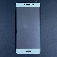 Захисне скло Huawei Y7 2017- FULL SCREEN білий