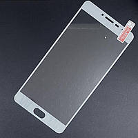 Захисне скло Meizu M3 Max- FULL SCREEN білий