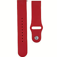 Ремінець Xiaomi Amazfit/Samsung 22mm- силіконовий червоний