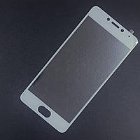 Захисне скло Meizu M5C- FULL SCREEN білий
