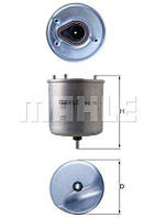 Фільтр паливний        PURFLUX CS762  (KL788)