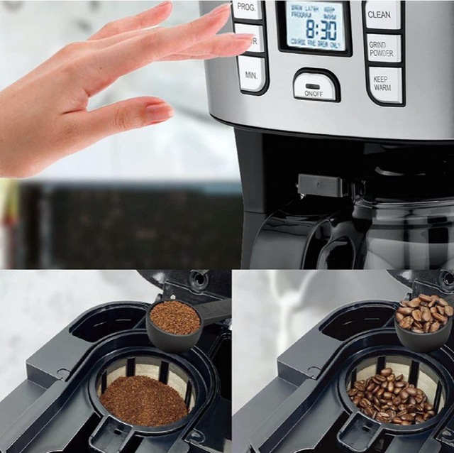 Профессиональная Кофемашина с Кофемолкой RAF 110 Мощность 1000Вт с ...