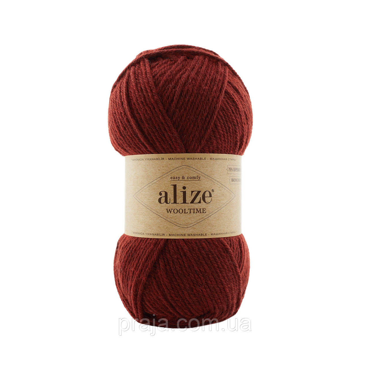 Пряжа Alize Wooltime(Вултайм) - 588 теракот, фото 1