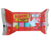 Набір губок для посуду Бонус Максі 6,5х10см 5шт