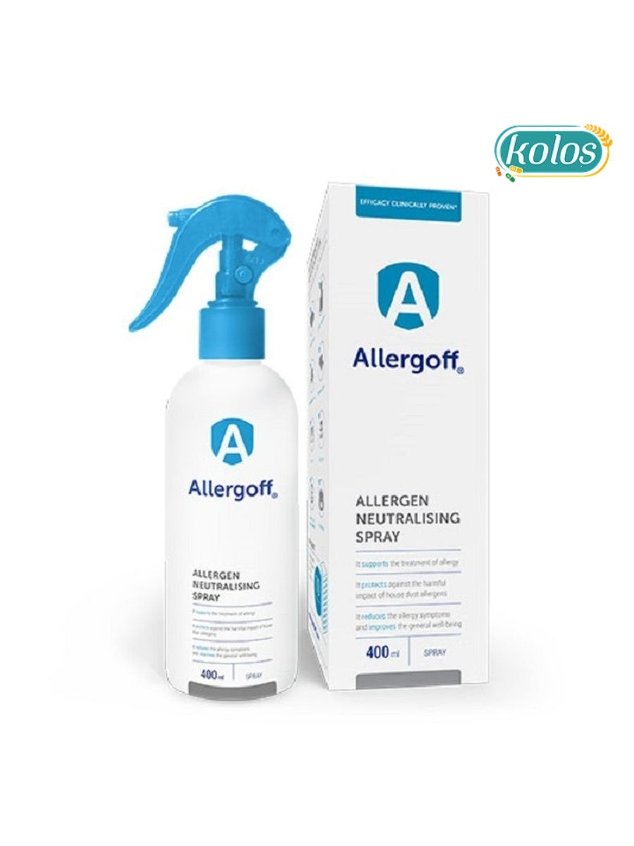 Спрей Allergoff акарицид для боротьби з кліщами домашнього пилу, 400 мл