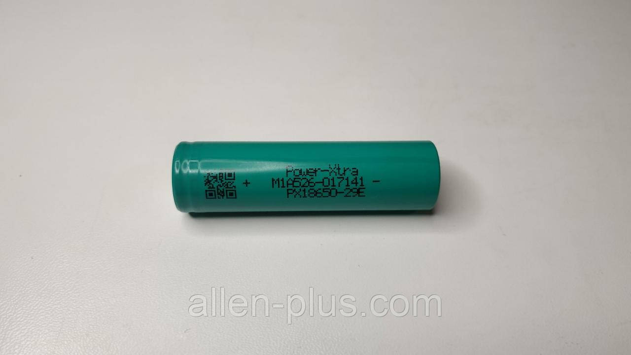 Акумулятор Power-Xtra PX18650-29E Li-Ion 18650 3,7V 2900 mAh, технічний, реальна ємність