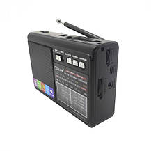 Радіоприймач Golon RX-1313 /Вбудований акумулятор/FM/AM/SW/USB/Ліхтарик/, фото 5