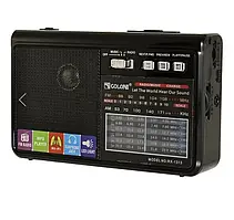 Радіоприймач Golon RX-1313 /Вбудований акумулятор/FM/AM/SW/USB/Ліхтарик/