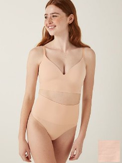 Стягуючі трусики стрінги VICTORIA'S SECRET PINK SEAMLESS SHAPE THONG, Розмір M - фото 2 - id-p1738460080