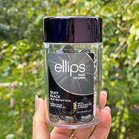 Капсулы витамины для волос "Шелковая ночь" Ellips Hair Vitamin Hair Vitamin Silky Black, 50х1 мл