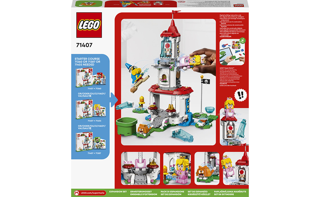 Конструктор LEGO Super Mario Дод. набір «Наряд Піч-кішки та Крижана вежа» (71407)