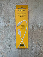 USB Кабель Borofone X19 USB - Micro 1M білий