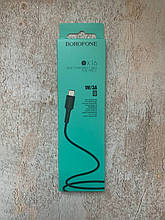 USB Кабель Borofone X16 USB - Type C 1M чорний