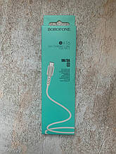 USB Кабель Borofone X16 USB - Type C 1M білий