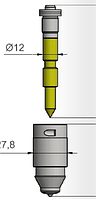 Розпылитель форсунок CUMMINS GSK 60 4077190 CRF0105