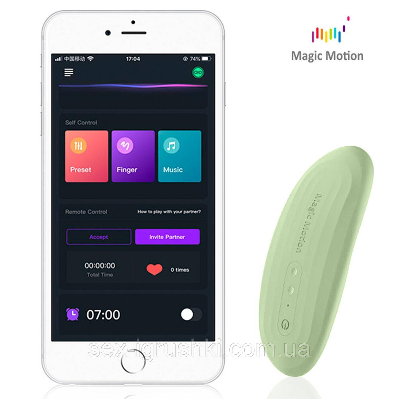 Смарт-вібратор у трусики Magic Motion Nyx Green SO7016