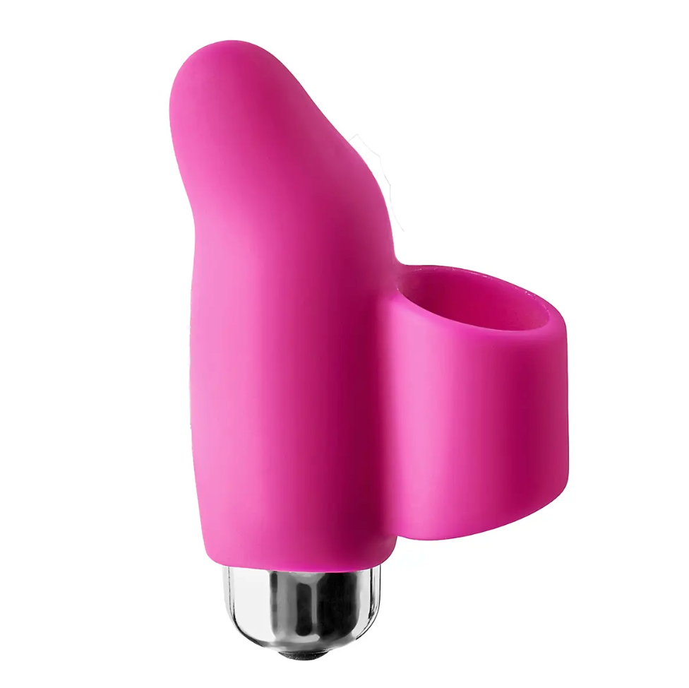 Вібратор на палець FeelzToys Magic Finger Vibrator Pink, 10х3 см.