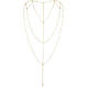 Ланцюжок для спини Bijoux Indiscrets Magnifique Back and Cleavage Chain - Gold, прикраса для тіла, фото 5