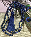Чітки вирвиці  із содалитом 108 намистин, від студії LadyStyle.Biz, фото 4