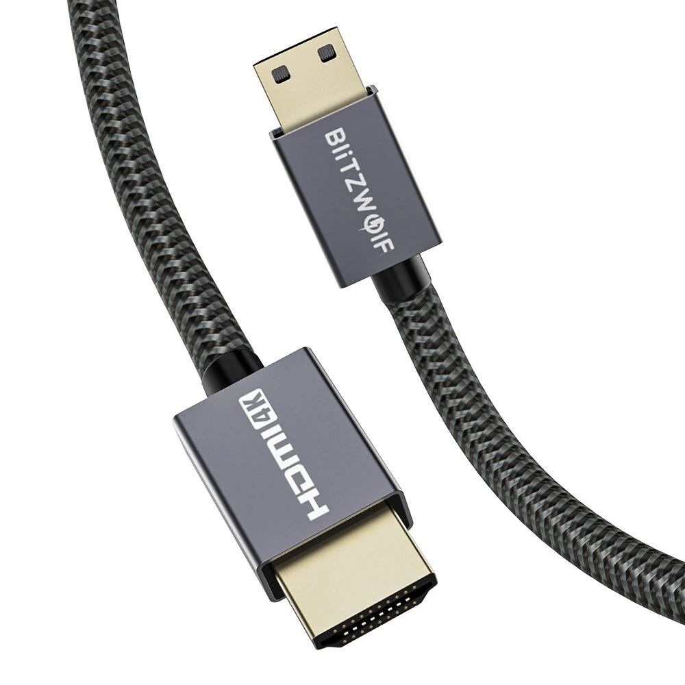 Кабель BlitzWolf BW-HDC4 HDMI-miniHDMI v2.0 1.2m