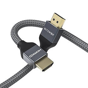 Кабель HDMI BlitzWolf 8K HDMI 2.1 1m (BW-HDC5) шнур для підключення відеотехніки