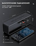 Колонка Bluetooth портативна бездротова BlitzWolf BW-WA4 стерео 3600 мАг 30Вт Блютуз колонка чорна, фото 5