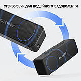 Колонка Bluetooth портативна бездротова BlitzWolf BW-WA4 стерео 3600 мАг 30Вт Блютуз колонка чорна, фото 6