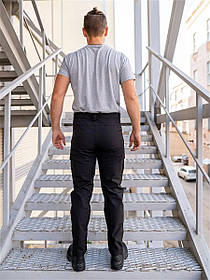 Утеплені тактичні штани Eagle PA-01 Soft Shell на флісі Black