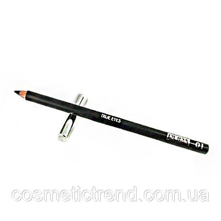 Pupa Milano True eyes Eyeliner pencil Олівець для очей чорний 01, фото 4